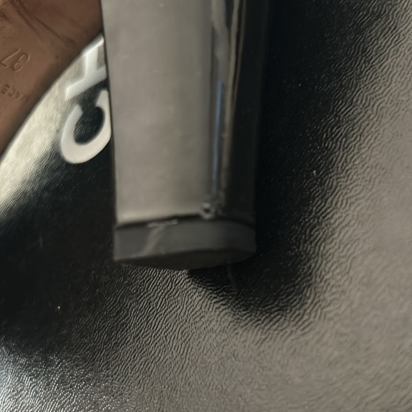 Patent leather Chanel Escarpin pumps. Size 37 - Picture 10 of 13